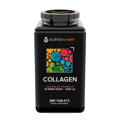 미국직구 유스테오리 콜라겐 youtheory Mens Collagen Advanced Formula, 390 Tablets