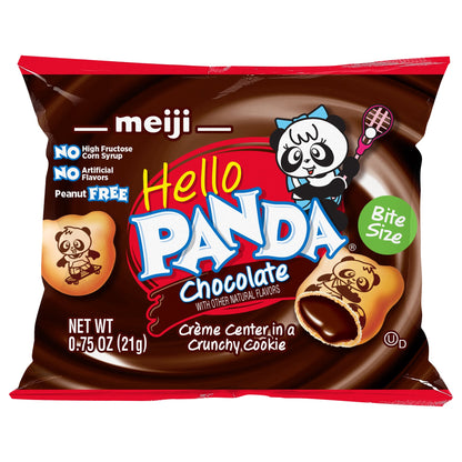 미국직구 Meiji Hello Panda Cookies, Chocolate, 0.75 oz, 32 ct