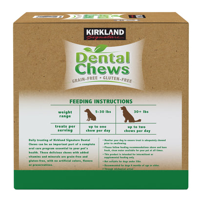 미국직구 커클랜드 강아지 덴탈껌 Kirkland Signature Dental Chews, 72-count