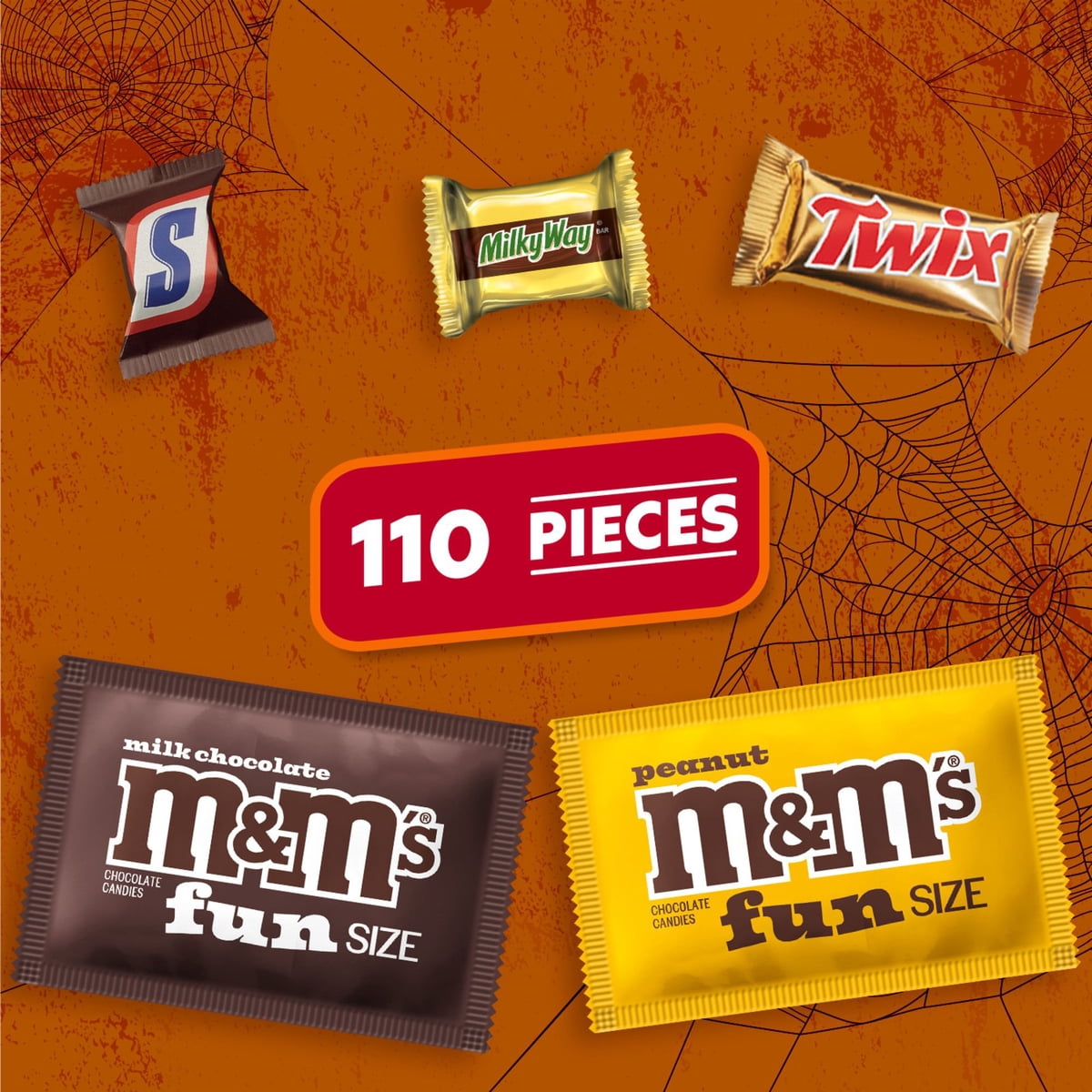 미국직구 Mars Halloween 초콜릿 1.2kg / Mars Halloween Variety Pack Mini & Fun Size Chocolate Cand 4