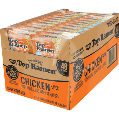 미국직구 Nissin Top Ramen, Chicken, 3 oz, 48 ct