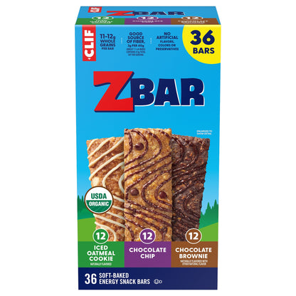 미국직구 Zbar Organic Snack Bar, Variety Pack, 1.27 oz, 36 ct