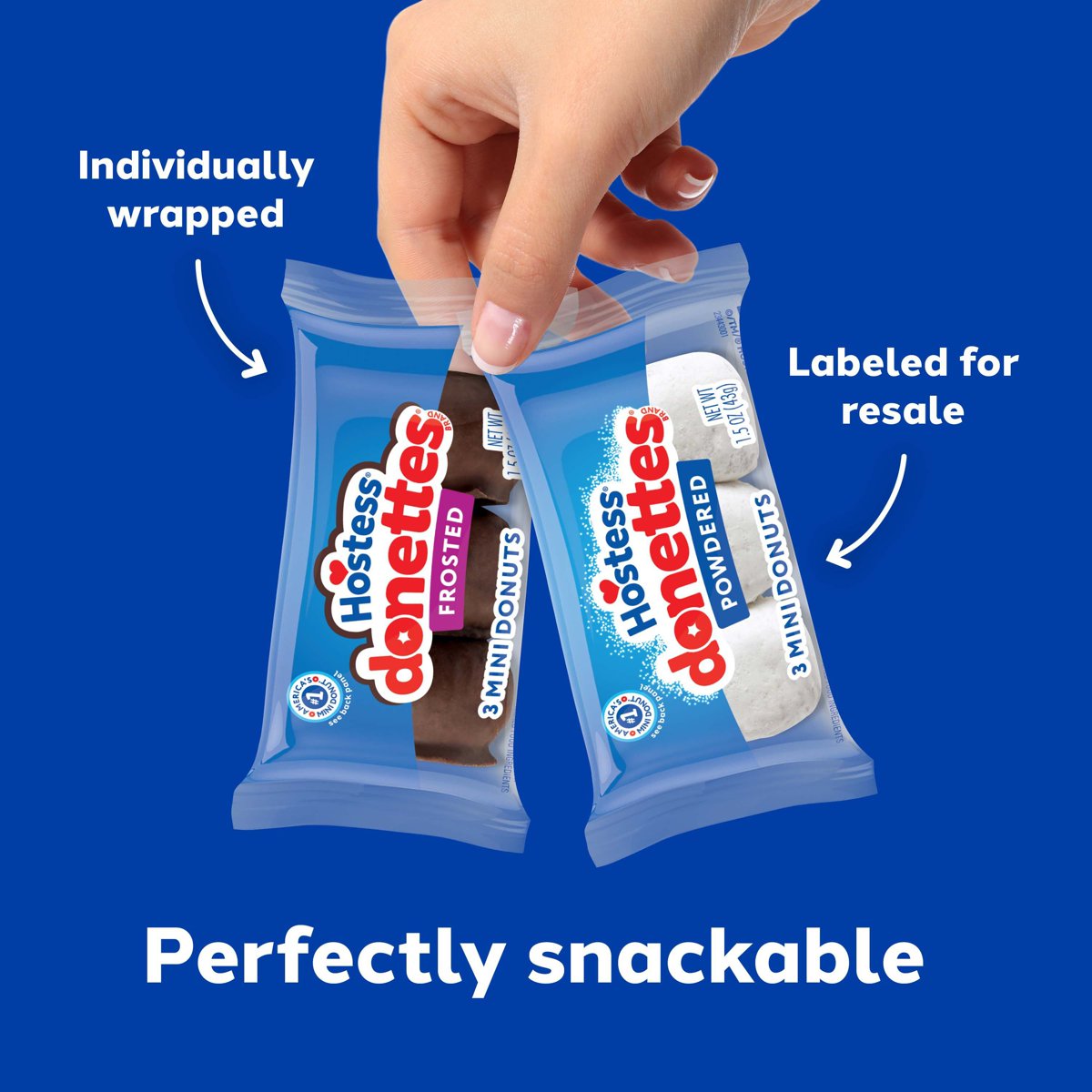 미국직구 Hostess Donettes 견과 43g / Hostess Donettes Variety Pack Donuts, Snack Size, 43g, 32 p 5
