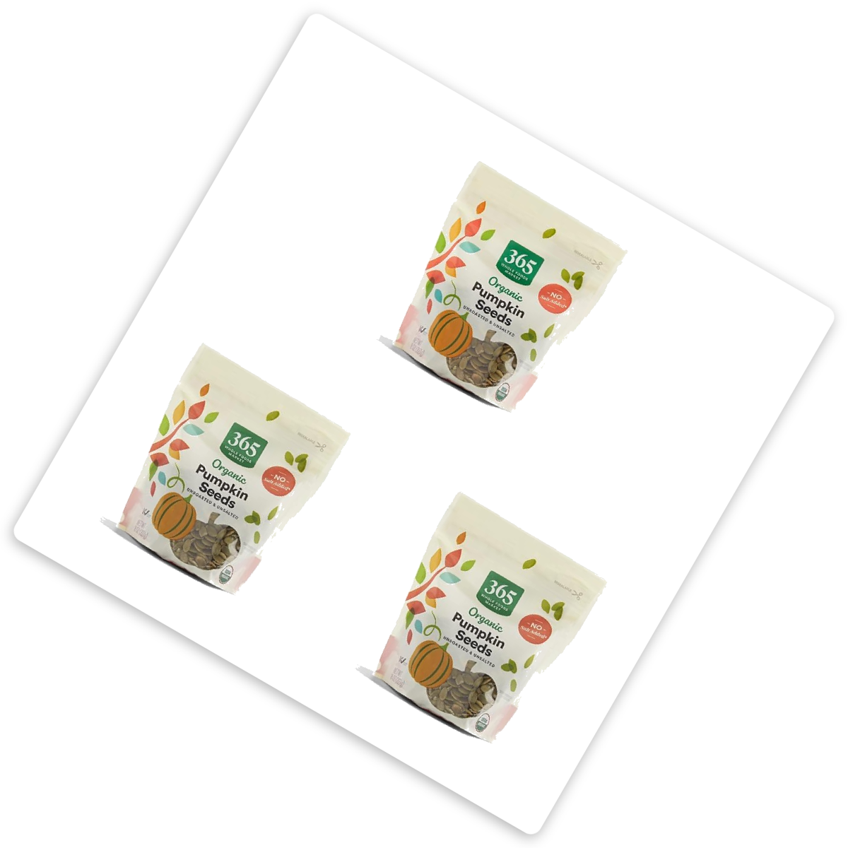 미국직구 3 Pack 365 227g 3팩 / 3 Pack | 365 by Whole Foods Market Pumpkin Seeds, 3 Bags x 227g  3