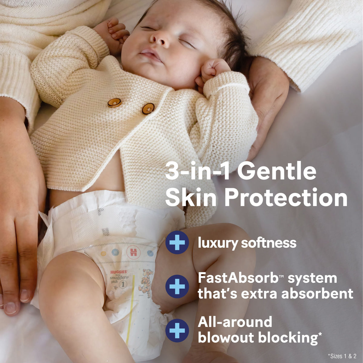 미국직구 하기스 리틀스너글러 플러스 기저귀 / Huggies Little Snugglers Plus Baby Diapers