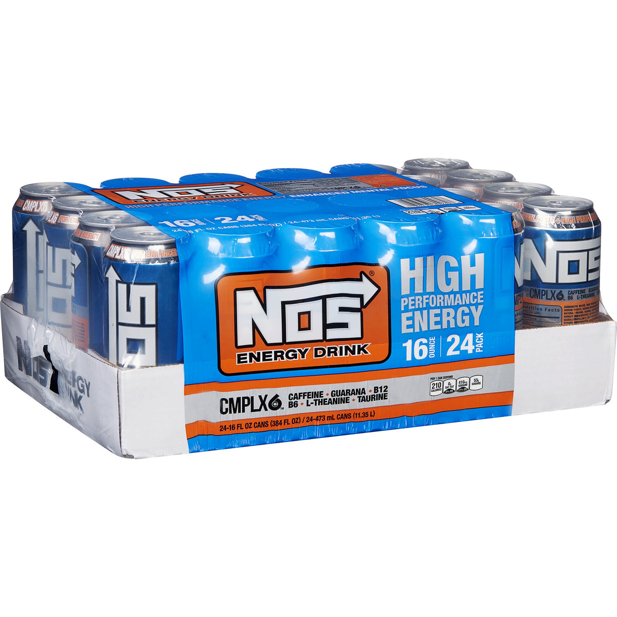 미국직구 NOS Energy Drink, Original, 16 fl oz, 24 ct