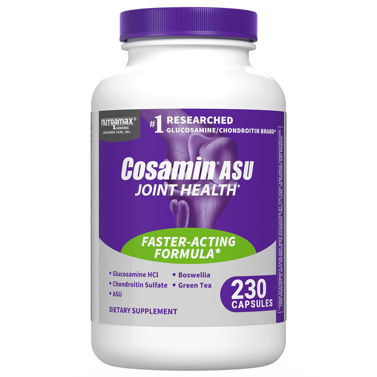 미국직구 코사민 관절 영양제 Nutramax Cosamin® ASU Joint Health Supplement with Glucosamine, Chondroitin & ASU for Men’s & Women's Joint Health, 230 Capsules