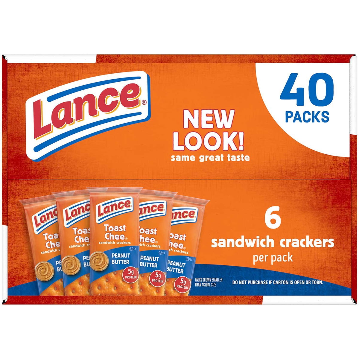 미국직구 Lance ToastChee Peanut 견과 43g / Lance ToastChee Peanut Butter Crackers, 43g, 40 pk. 4