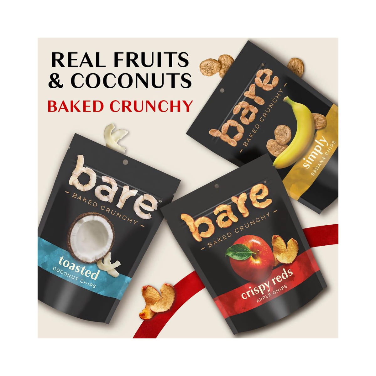 미국직구 Bare Baked Crunchy 15g / Bare Baked Crunchy Variety Pack Chips, 15g, 18 pk. 5