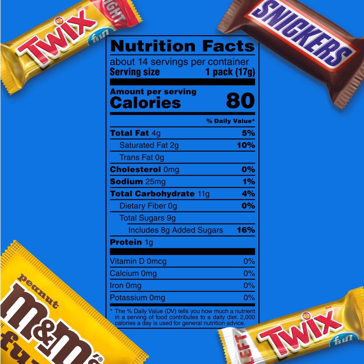 미국직구 Snickers 초콜릿 251g / Snickers, M&M's & Twix Fun Size Chocolate Candy Variety Pack, Sha 3
