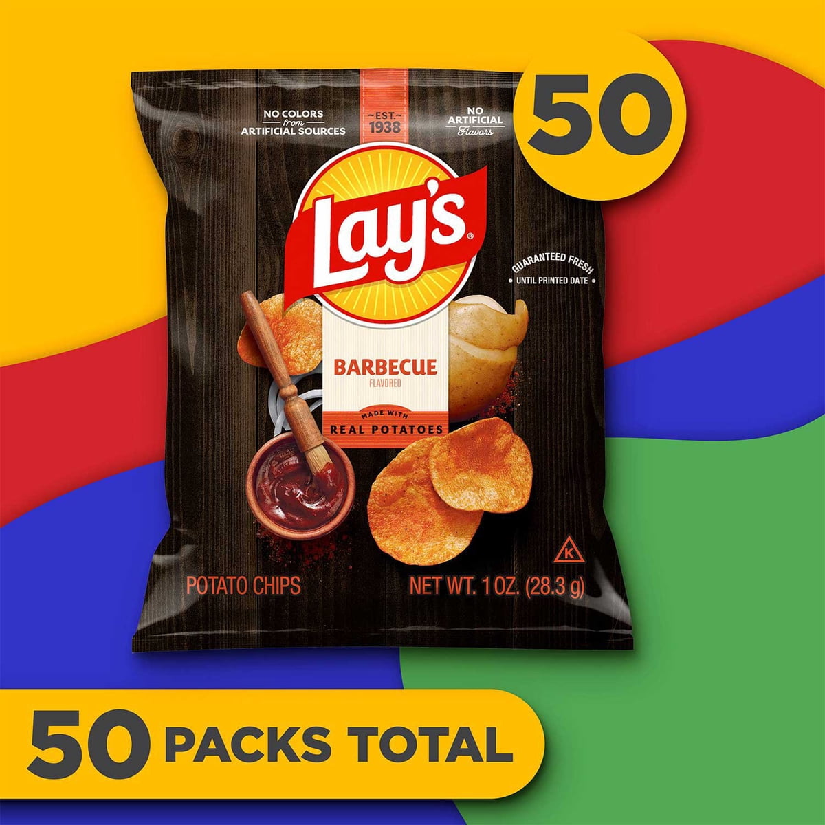 미국직구 Lay's Barbecue Potato 28g / Lay's Barbecue Potato Chips, 28g, 50 pk. 3