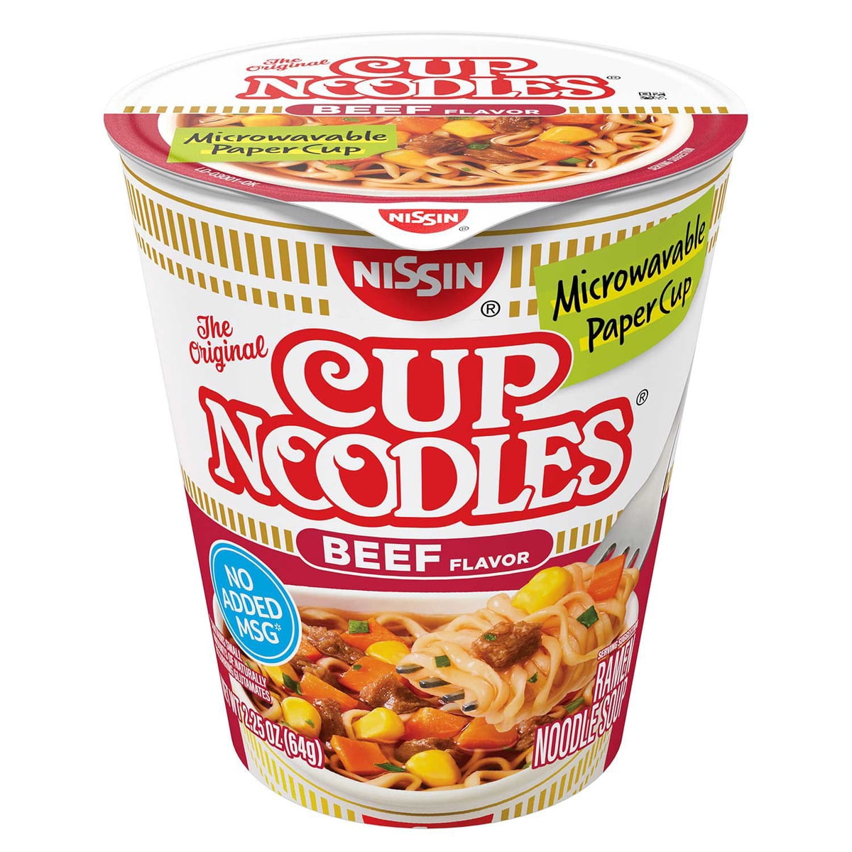 미국직구 Nissin Cup Noodles 64g / Nissin Cup Noodles, Beef Flavor, 64g, 24 pk. 4