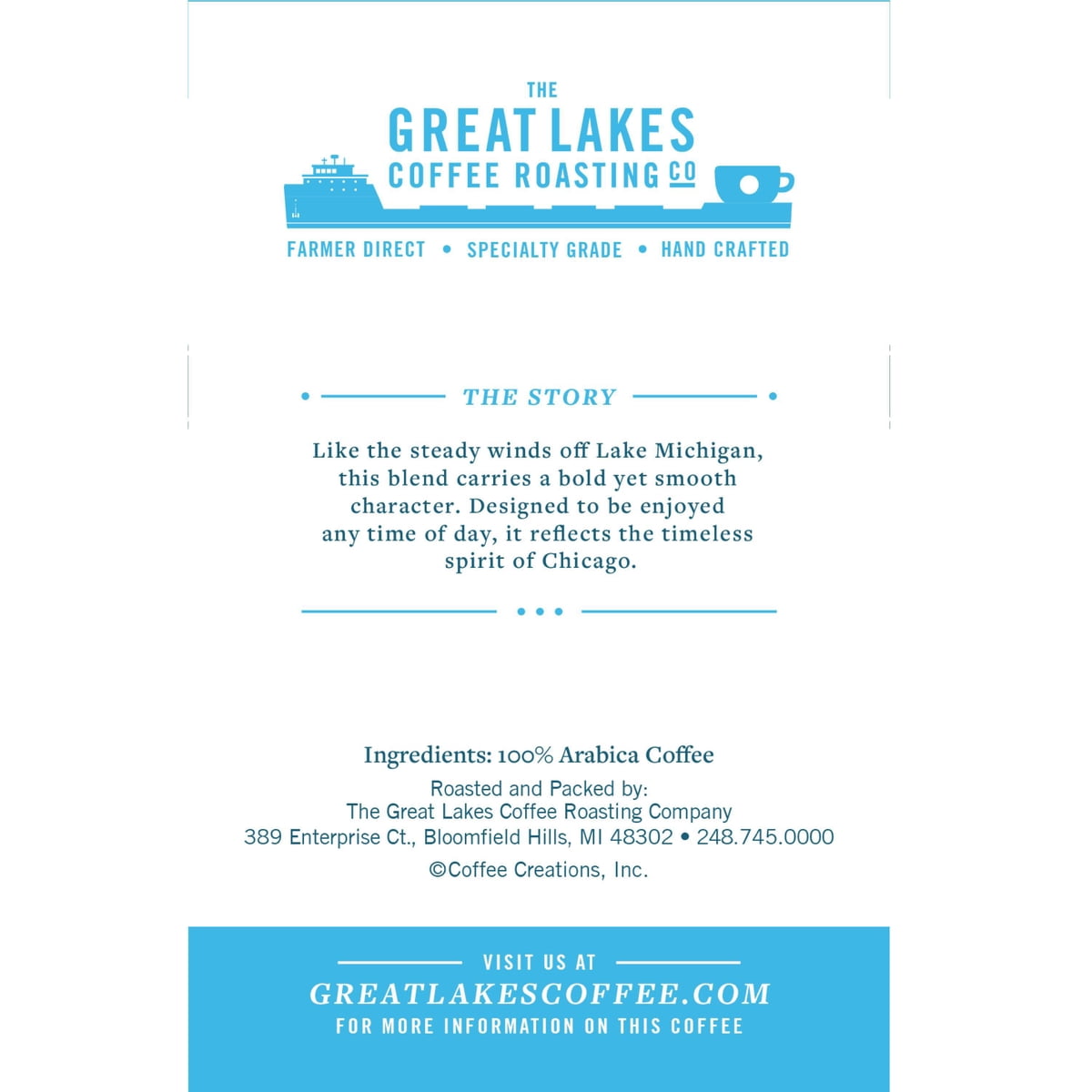 미국직구 Great Lakes Medium 커피 907g / Great Lakes Medium Roast Whole Bean Coffee, Windy City B 2