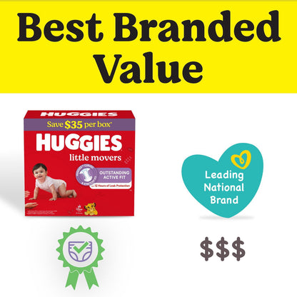 미국직구 하기스 리틀무버스 기저귀 / Huggies Little Movers Baby Diapers