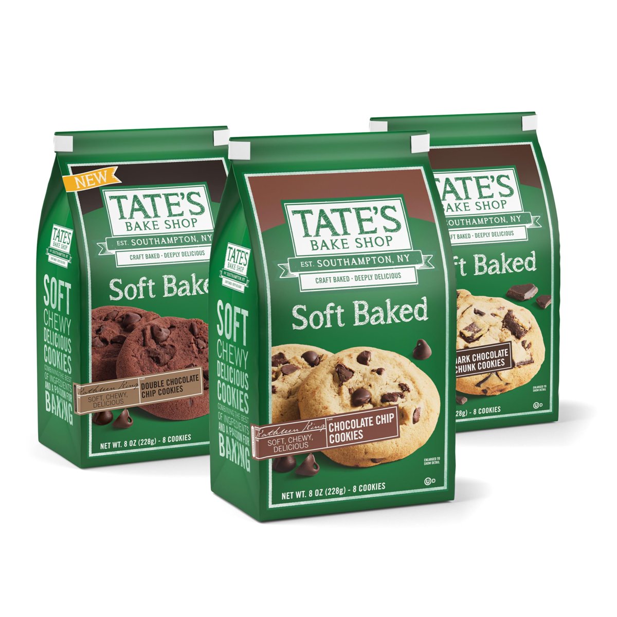 미국직구 3x Tates Bake 초콜릿 227g / 3x | Tates Bake Shop Soft Baked Cookies Variety Pack, Dark C 2