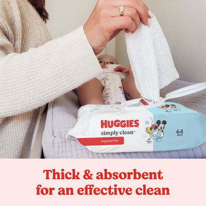미국직구 Huggies Simply Clean / Huggies Simply Clean Unscented Baby Wipes, 18 pk., 1152 Wipes 4