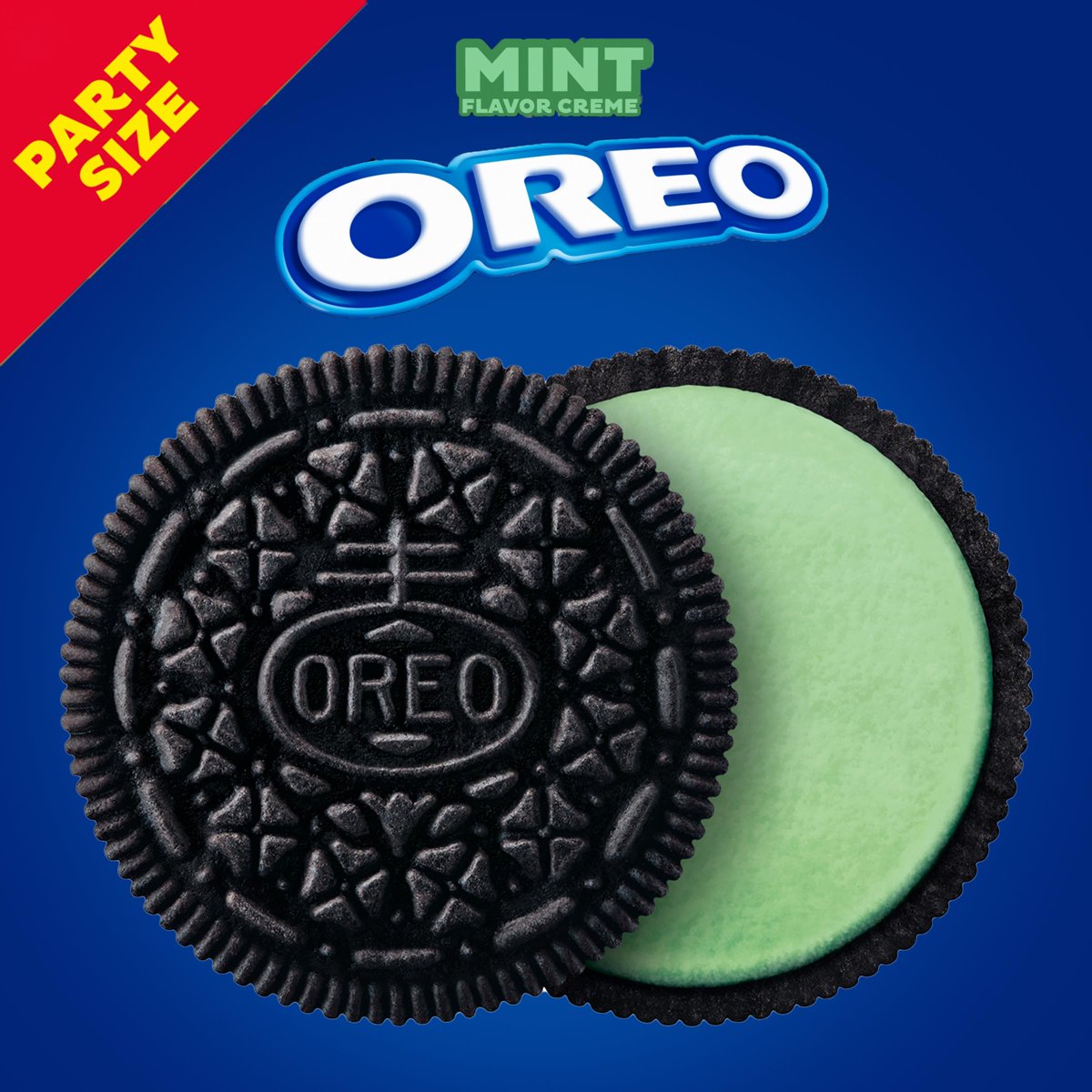 미국직구 3x Oreo 초콜릿 707g 3팩 / 3x | Oreo Mint Creme Chocolate Sandwich Cookies, Party Size, 70 3