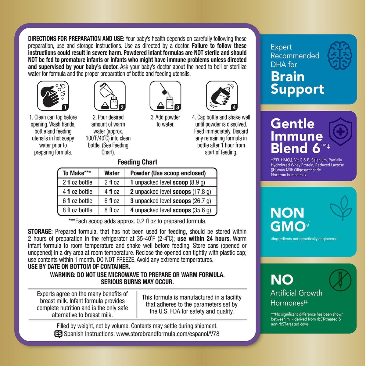 미국직구 멤버스마크 1.4kg / Member's Mark, Gentle Premium Infant Formula, 1.4kg 4
