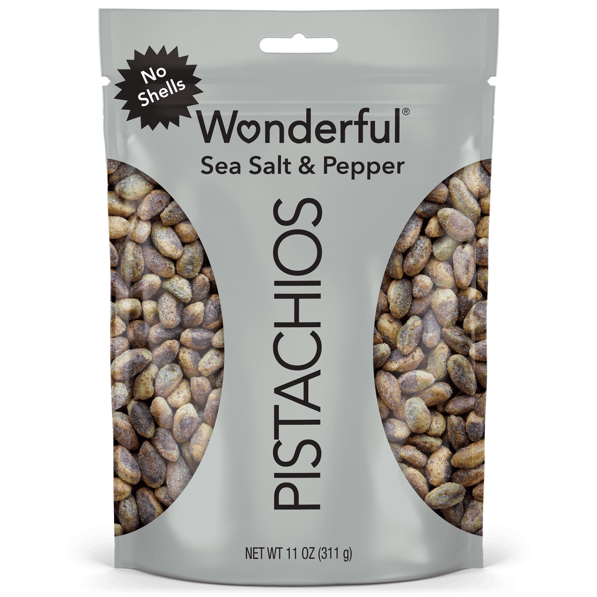 미국직구 원더풀 (5 pack)  Pistachios No Shells Sea Salt & Pepper Nuts, 11 Ounce Bag