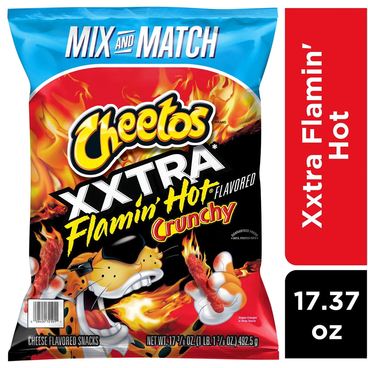 미국직구 Cheetos XXTRA Flamin' 492g / Cheetos XXTRA Flamin' Hot Cheese Flavored Snacks, 492g 3