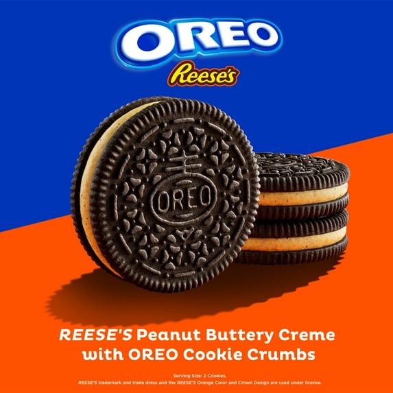 미국직구 2 pack OREO 초콜릿 350g 2팩 / 2 pack OREO REESE'S Peanut Buttery Creme Chocolate Sandwich 4
