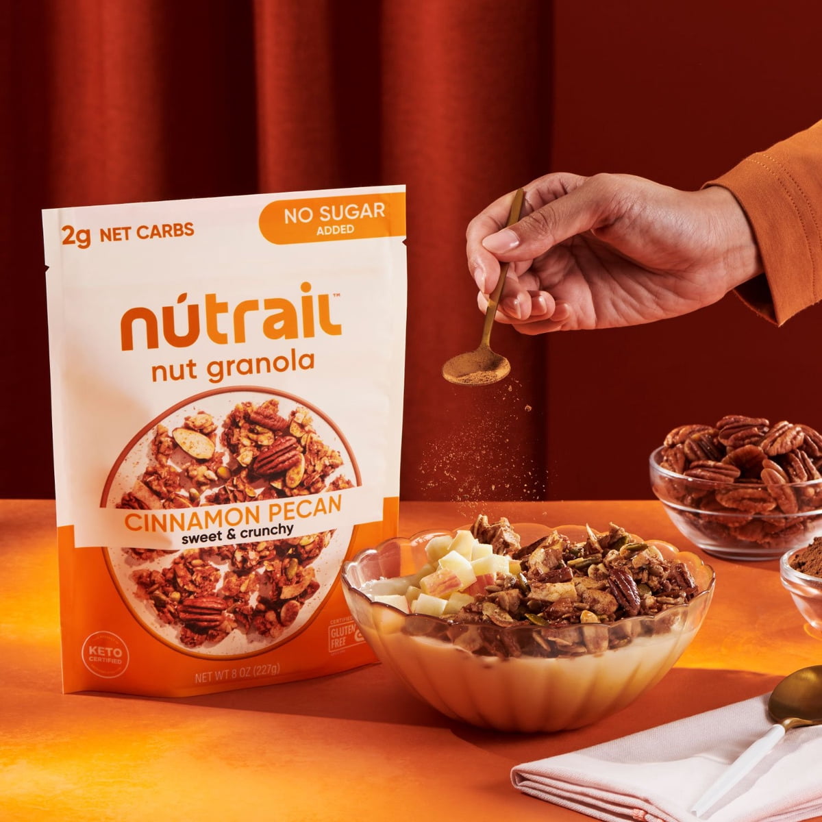 미국직구 NuTrail Low Carb 견과 624g / NuTrail Low Carb Keto Nut Granola, Cinnamon Pecan, 624g 5