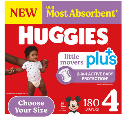 미국직구 하기스 리틀무버스 플러스 기저귀 / Huggies Little Movers Plus Baby Diapers