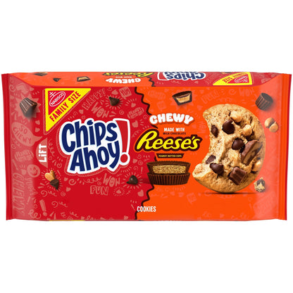 미국직구 칩스아호이 ! Chewy Chocolate Chip Cookies with Reese's Peanut Butter Cups, Family Size, 14.25 oz