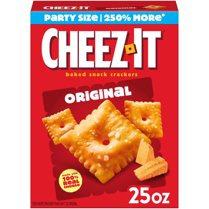 미국직구 치즈잇 Original Baked Snack Crackers, Lunch Snacks, 25 oz