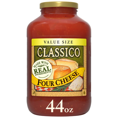 미국직구 클라시코 Four Cheese Pasta Sauce Value Size, 44 oz Jar