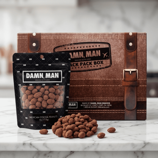 미국직구 Damn Man Mexican 견과 / Damn Man Mexican Cocoa Peanuts Snack Pack - Nut Gift Bo Father's Day G 1