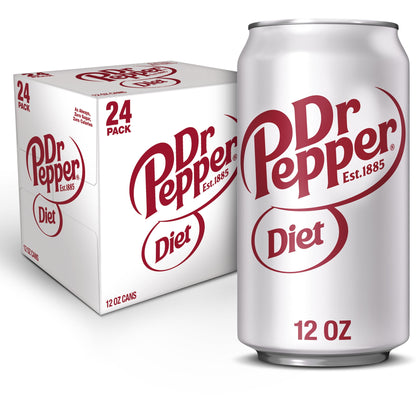 미국직구 닥터페퍼 Diet  Soda Pop, 12 fl oz, 24 Pack Cans