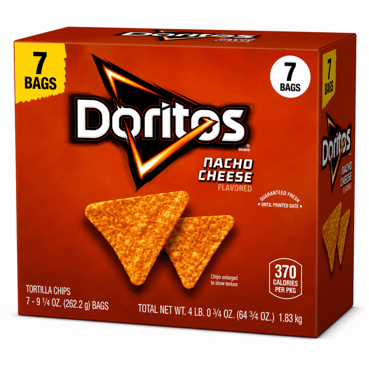 미국직구 Doritos Nacho Cheese 262g / Doritos Nacho Cheese Flavored Tortilla Chips, 262g Bags, 7 Count Mu 1