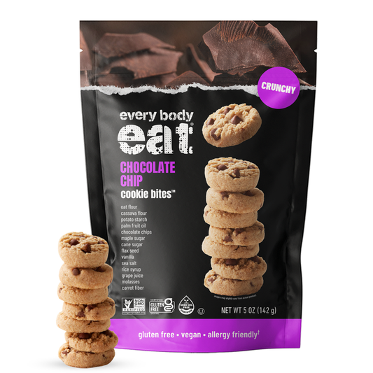 미국직구 Every Body Eat 초콜릿 2팩 / Every Body Eat Crunchy Cookie Bites, Chocolate Chip - Gluten Free, Dai 1