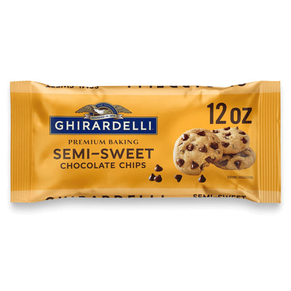 미국직구 기라델리 Semi-Sweet Chocolate Premium Baking Chips Chocolate Chips for Baking, 12 oz Bag