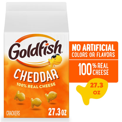미국직구 골드피쉬 Cheddar Cheese Crackers, 27.3 oz Carton