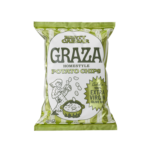 미국직구 Graza Zesty Caesar 156g / Graza Zesty Caesar Homestyle Potato Chips 156g Bag 1