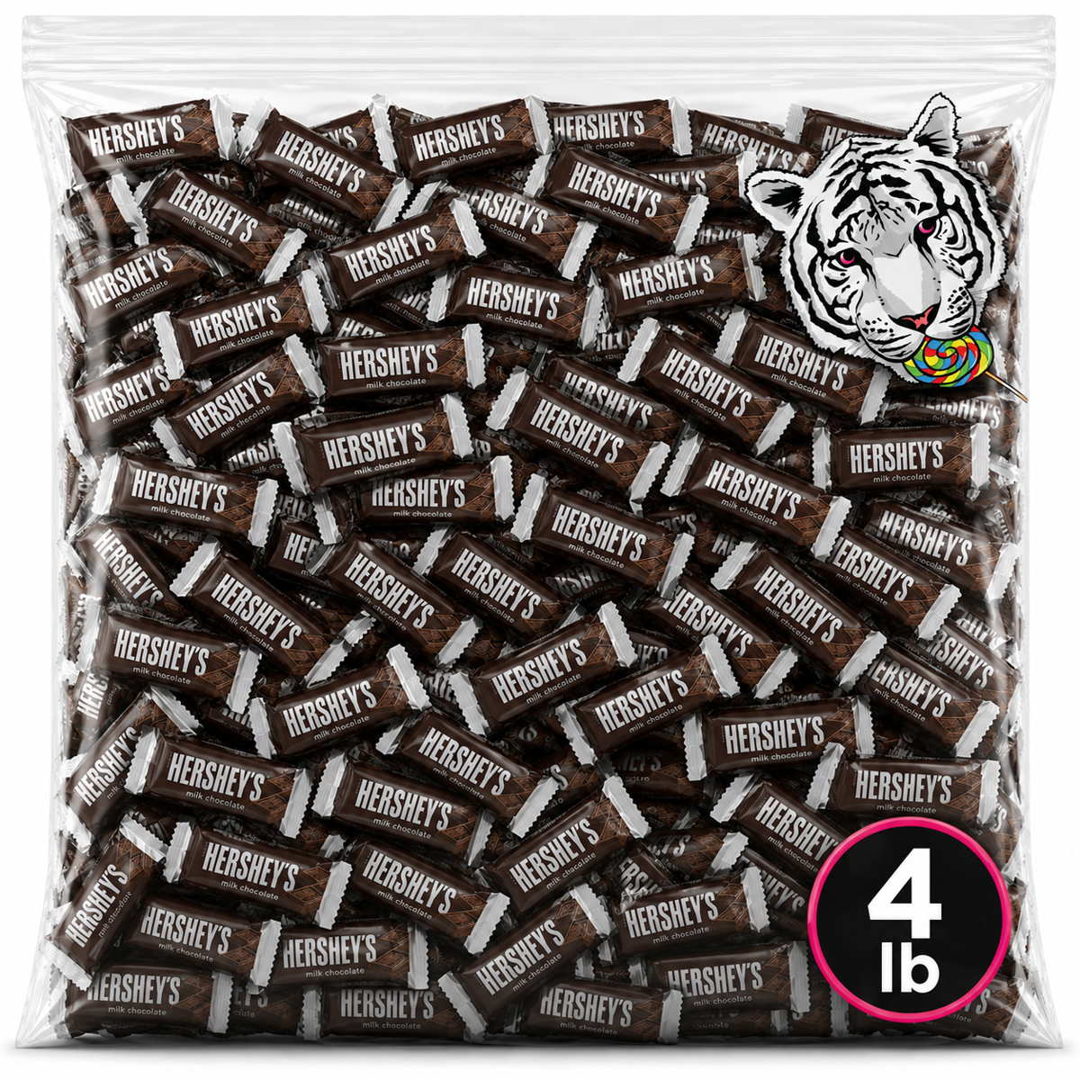 미국직구 HERSHEY'S 초콜릿 / HERSHEY'S Milk Chocolate Snack Size Candy Bar, 4 LB Bulk, Individually 1