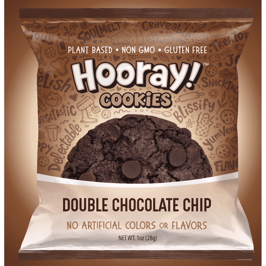 미국직구 HOORAY Double 초콜릿 / HOORAY! Double Chocolate Chip Cookie 1 ounce 24 count 1