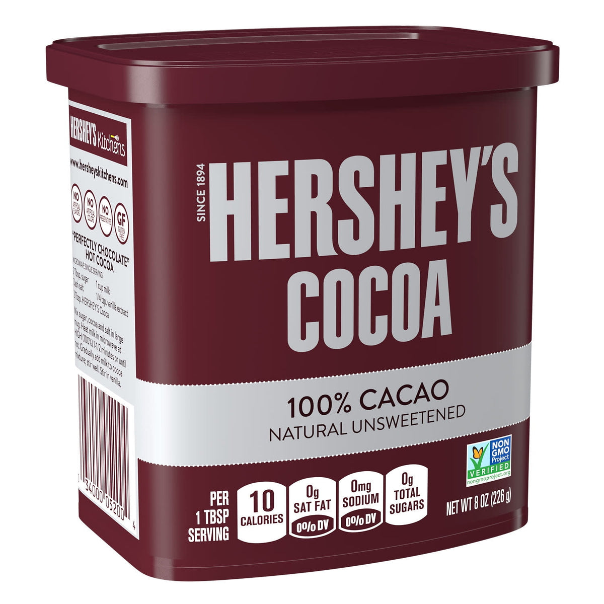 미국직구 허쉬 's Natural Unsweetened Cocoa Powder, Can 8 oz