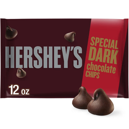미국직구 허쉬 's Special Dark Mildly Sweet Chocolate Baking Chips, Bag 12 oz