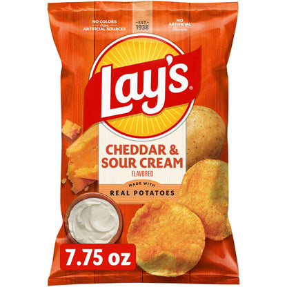 미국직구 레이즈 Potato Chips, Cheddar & Sour Cream, 7.75 oz Bag