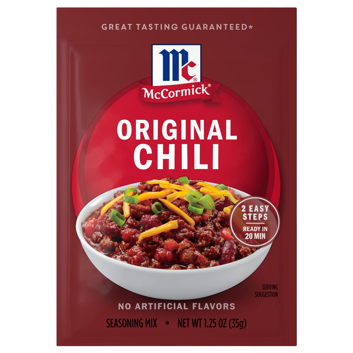 미국직구 맥코믹 Chili Seasoning Mix, 1.25 oz Packet