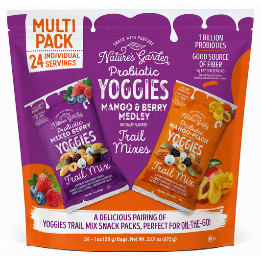 미국직구 Nature's Garden 유산균 28g / Nature's Garden Probiotic Yoggies Trail Mix, Mango & Berry Medley, 24 1