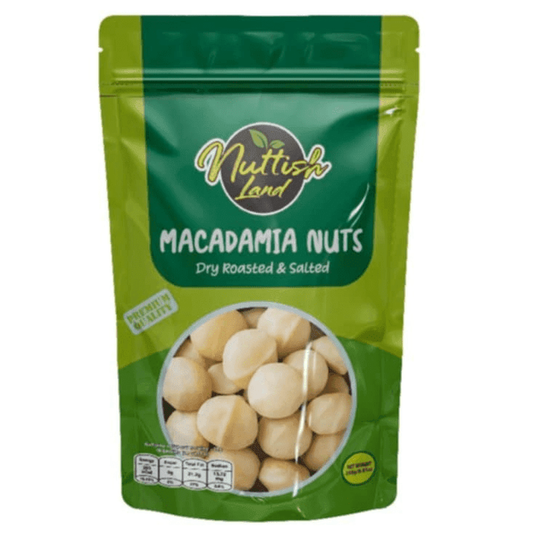 미국직구 Nuttish Land Macadamia 견과 250g / Nuttish Land Macadamia Nuts Dry Roasted and Salted, 1-Pack, 25 1