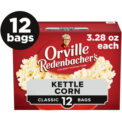 미국직구 오빌 ’s Microwave Popcorn Value Size, Kettle Corn, 3.28 oz., 12-Count