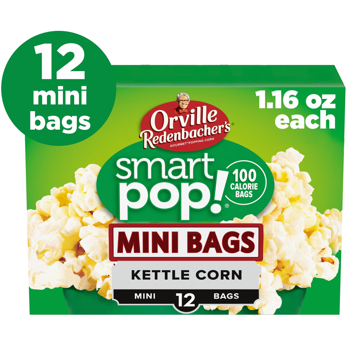 미국직구 오빌 ’s Microwave Popcorn, SmartPop! Kettle Corn, 1.2 oz., 12-Count