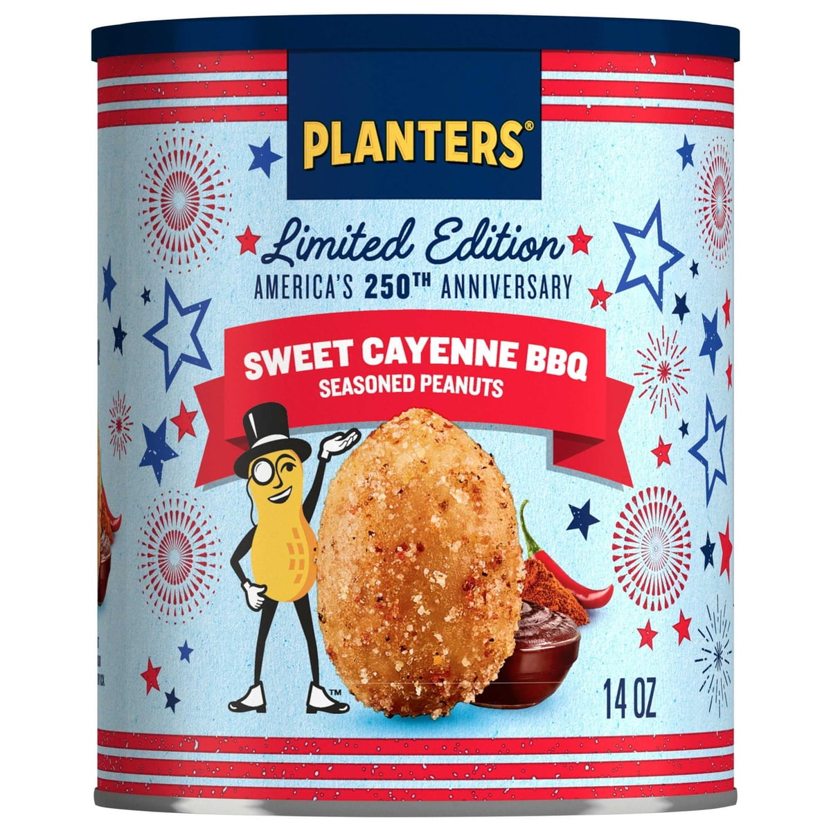 미국직구 PLANTERS 견과 397g 2팩 / PLANTERS 397g Sweet Cayenne BBQ Peanuts, 2 Pack Bundle 1