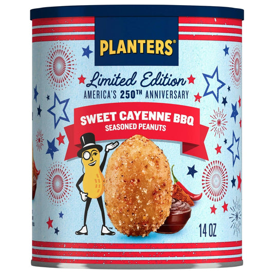 미국직구 PLANTERS 견과 397g 2팩 / PLANTERS 397g Sweet Cayenne BBQ Peanuts, 2 Pack Bundle 1