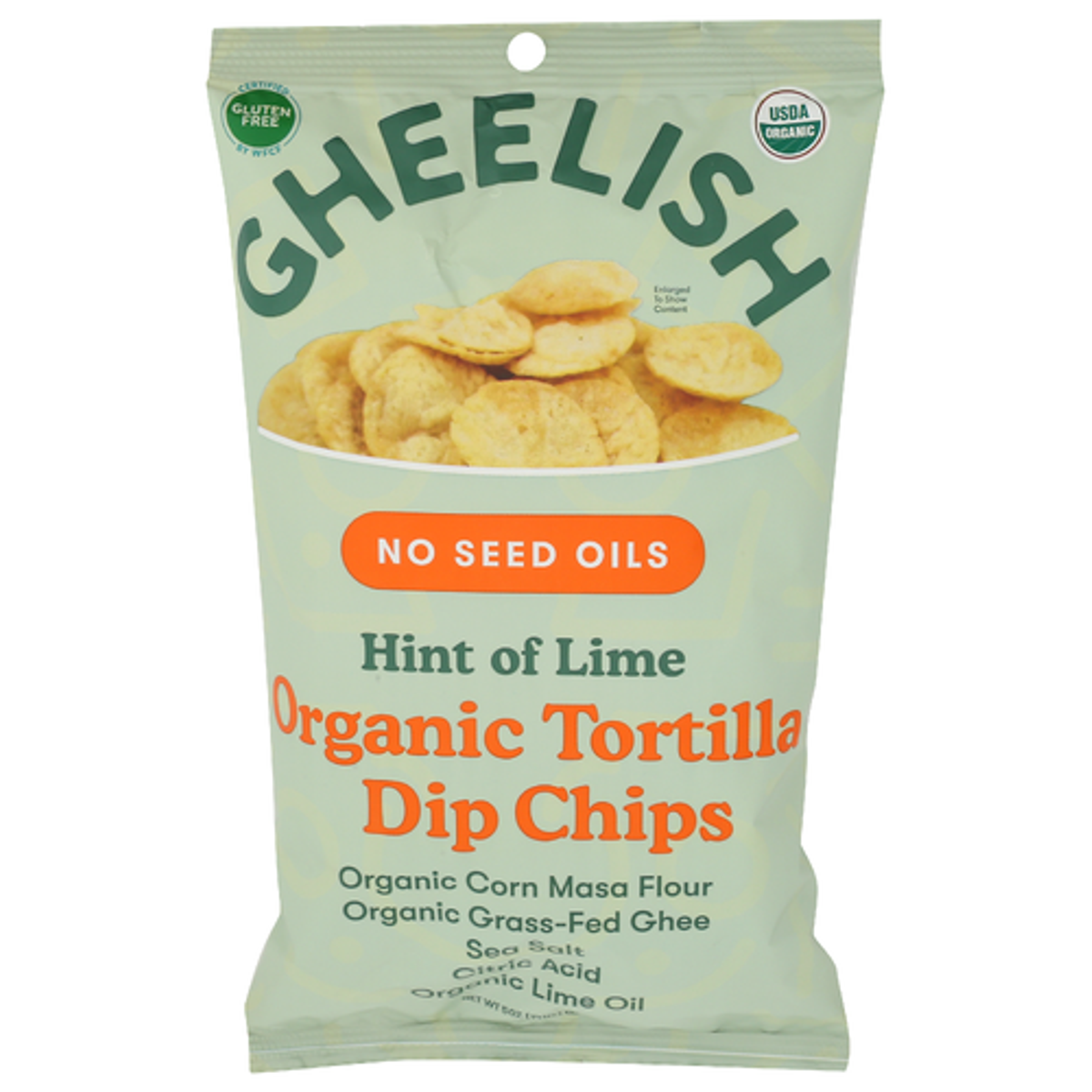 미국직구 142g 12팩 / (Pack Of 12) Gheelish Chips Trtla Ghee W Lime 142g 1